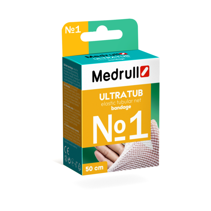 Medrull Ultratub joustava putkiside N1 0,9cmx50cm 1 kpl bild 3