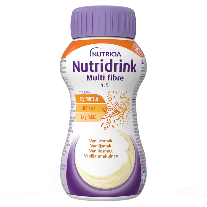 NUTRIDRINK MULTI FIBRE VANILJA 4x200 ML bild 2