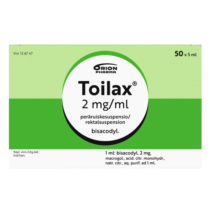 TOILAX 2 mg/ml peräruiskesusp 50x5 ml bild 6