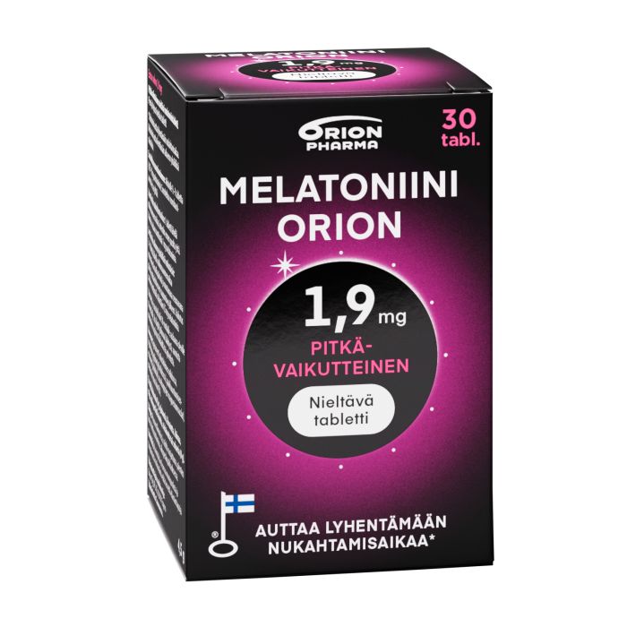 MELATONIINI ORION 1,9 MG PITKÄVAIK. 30 TABL bild 3