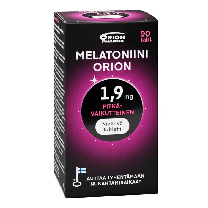 MELATONIINI ORION 1,9 MG PITKÄVAIK. 90 TABL bild 3