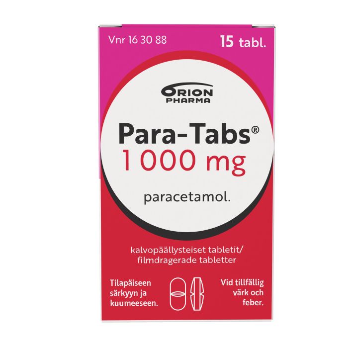 PARA-TABS 1000 mg tabl, kalvopääll 15 kpl bild 3