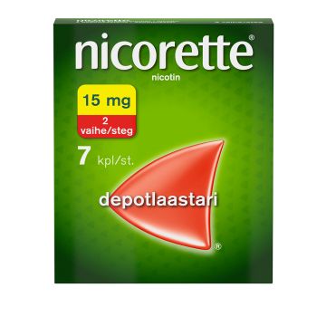 NICORETTE 15 mg/16 h depotlaast 7 kpl