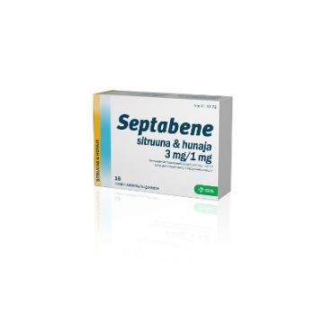 SEPTABENE SITRUUNA & HUNAJA 3/1 mg imeskelytabl 16 fol