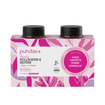Puhdas+ Kollageeni & Biotiini TUPLA PAKK X2x120 kpl