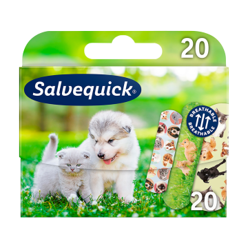 SALVEQUICK ANIMAL PLANET LASTENLAASTARI 20 KPL