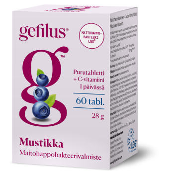 Gefilus Mustikka purutabletti     60 kpl
