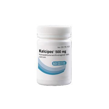KALCIPOS 500 mg tabl, kalvopääll 60 kpl