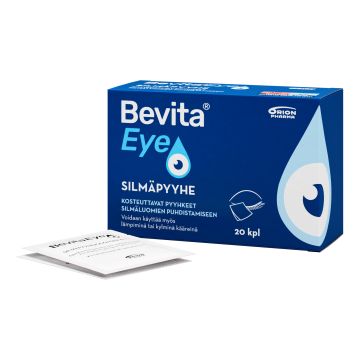 BEVITA EYE SILMÄPYYHE 20 KPL