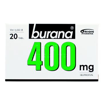 BURANA 400 mg tabl, kalvopääll 20 fol
