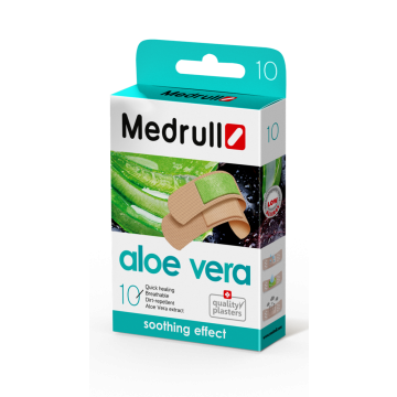 Medrull Aloe Vera antibakteer. laastari  10 kpl