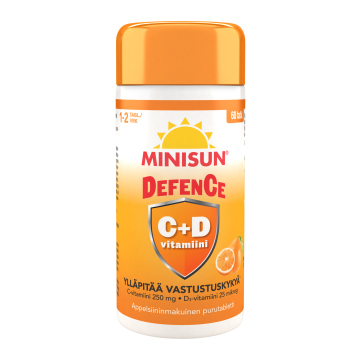Minisun Defence C+D-vitamiini 60 tabl