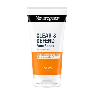 NEUTROGENA CLEAR&DEFEND FACIAL SCRUB 150 ML