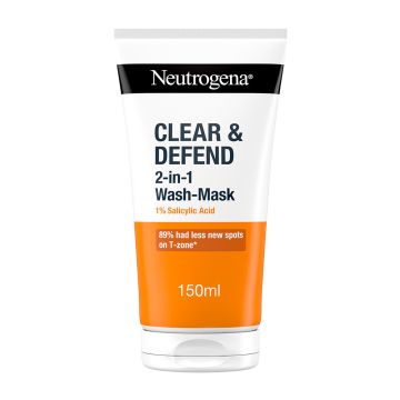 NEUTROGENA CLEAR&DEFEND WASH-MASK 150 ML
