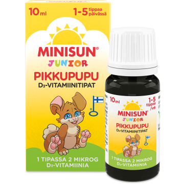 Minisun D-vitamiini tipat 10 ml
