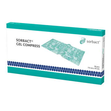 Sorbact Gel Dressing 7,5cm x 15cm CE 98137 10 KPL