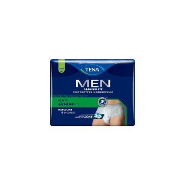 TENA MEN PREMIUM FIT PROTECTIVE M INKOHOUSUT, LANT.YMP. 75-100CM 12 kpl