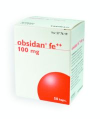 OBSIDAN FE++ 100 mg kaps, kova 50 fol