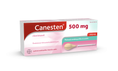 CANESTEN 500 mg emätinpuikko, kaps, pehmeä 1 fol