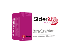 SiderAL Folic 30mg 20 pss
