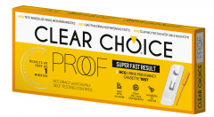 Clear Choice Proof 6 päivää ennen raskaustestikasetti  1 kpl