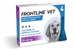 FRONTLINE VET 100 mg/ml paikallisvaleluliuos 4x2,68 ml