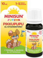 Minisun D-vitamiini tipat 10 ml