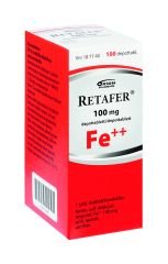 RETAFER 100 mg depottabl 100 fol